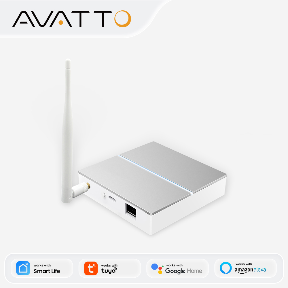 Smart Home Automation Kit - AVATTO Tuya ZigBee Gateway met antenne