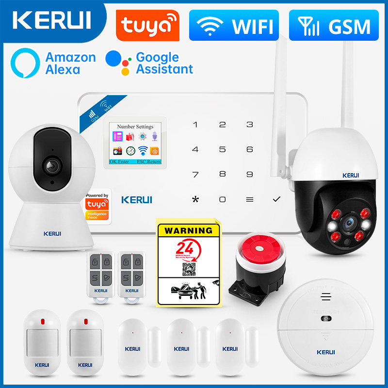 Smart Home Automation Kit - KERUI W181 Alarmsysteem Beveiliging Thuis WIFI