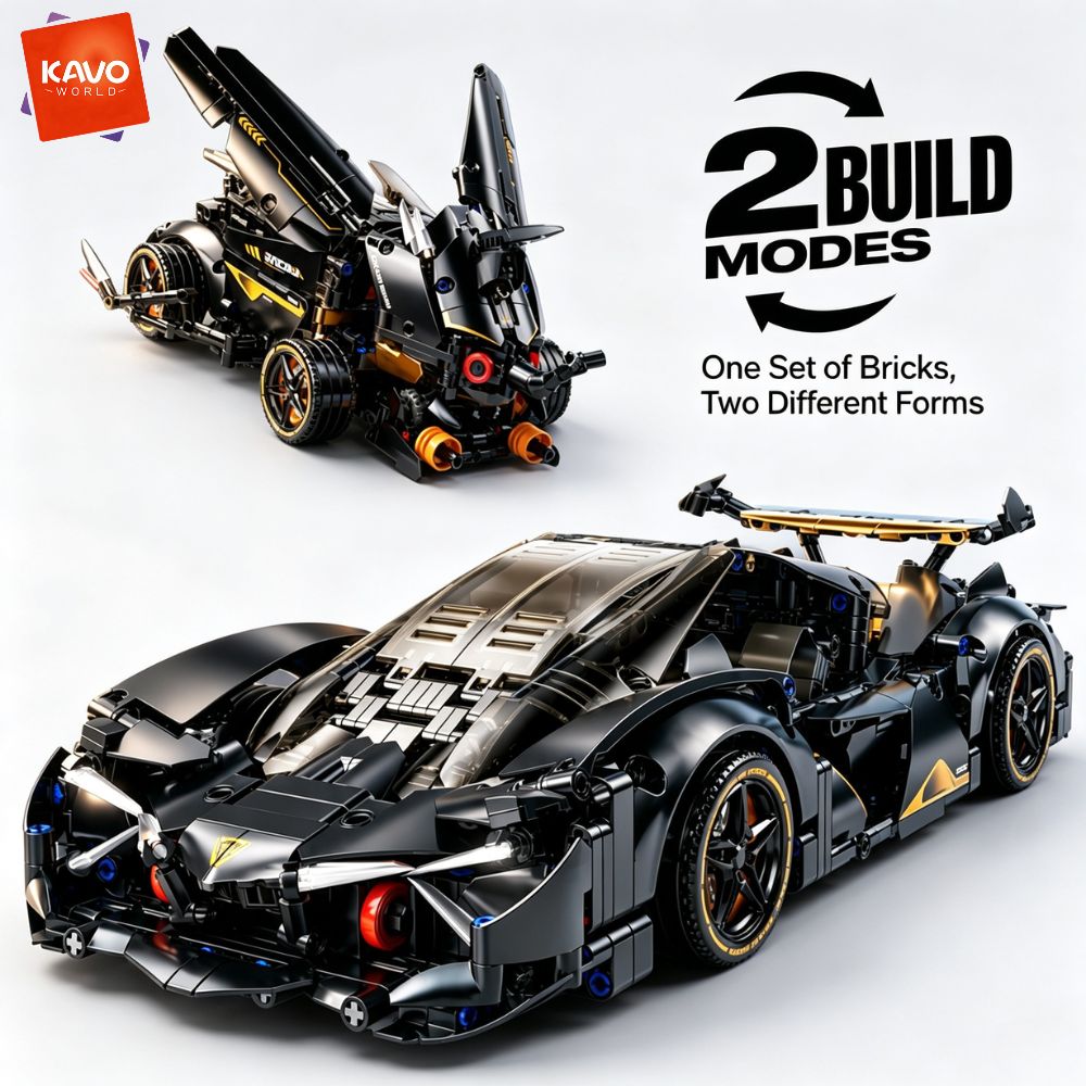 KAVOWORLD 1248 st. MOC Zwarte  - Stem Robotics Kit recensie en prijs