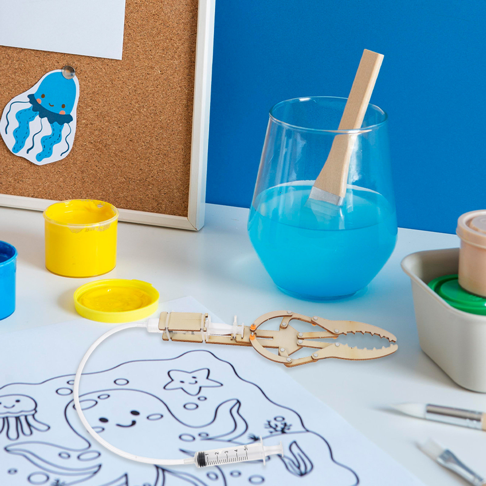 DIY Hydraulische Robotarm STEM - Stem Robotics Kit recensie en prijs