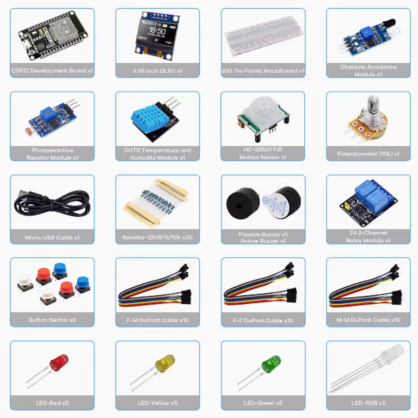 Creator Kit voor projecten Sta - Esp32 Smart Home Kit recensie en prijs