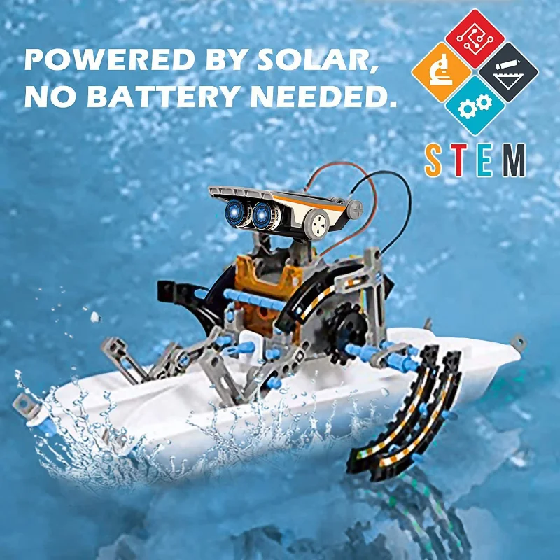 13-in-1 Robotkit op zonne-ener - Stem Robotics Kit recensie en prijs