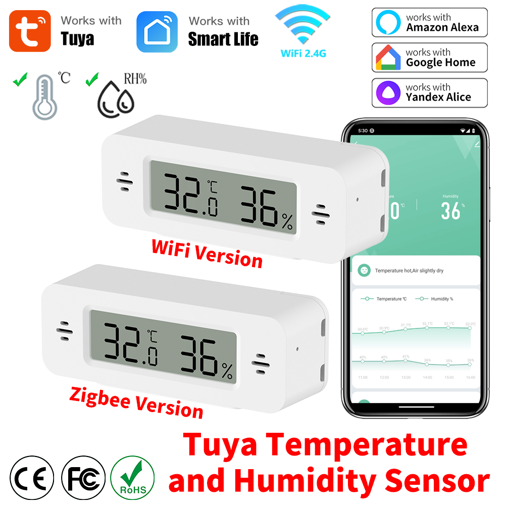 Tuya WiFi/Zigbee temperatuur-v - Smart Home Automation Kit recensie en prijs