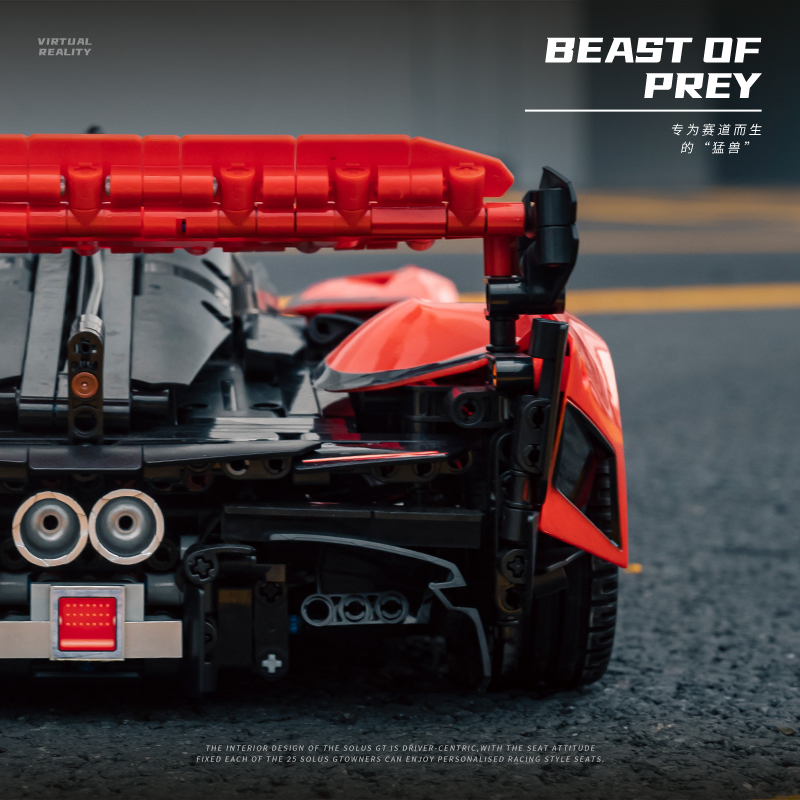 Technic 1:10 MOC McLaren SOLUS - Stem Robotics Kit recensie en prijs