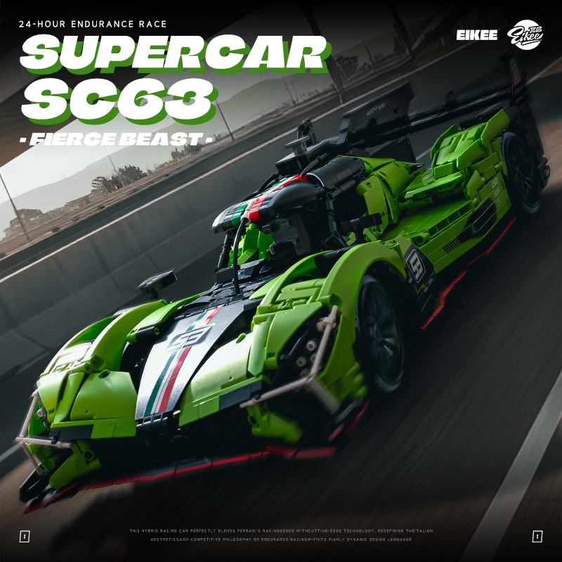MOC Lamborghini SC63 WEC & IMS - Stem Robotics Kit recensie en prijs